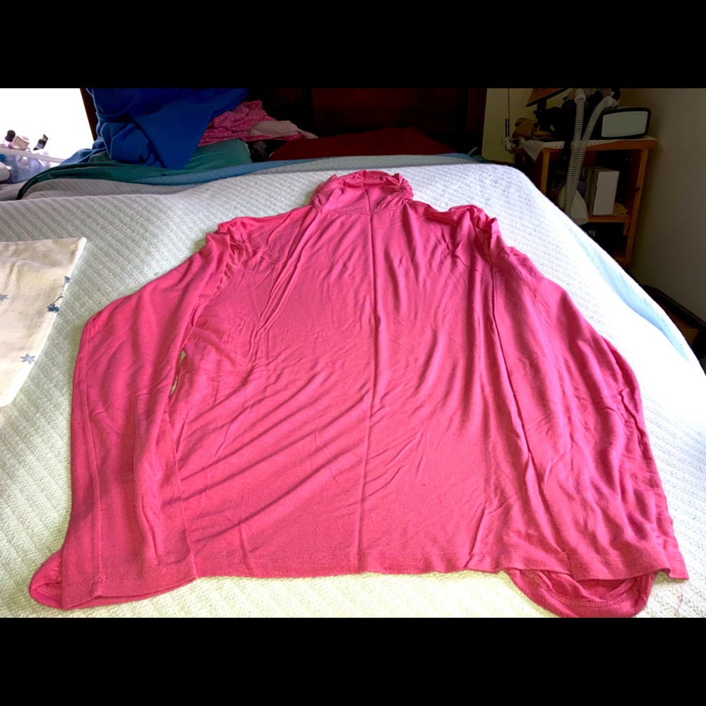 Rouched turtleneck